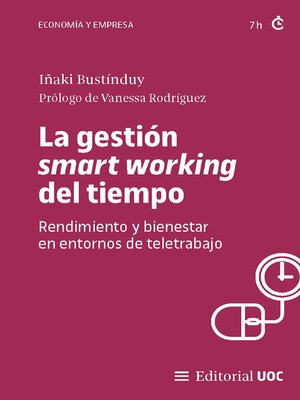 cover image of La gestión smart working del tiempo